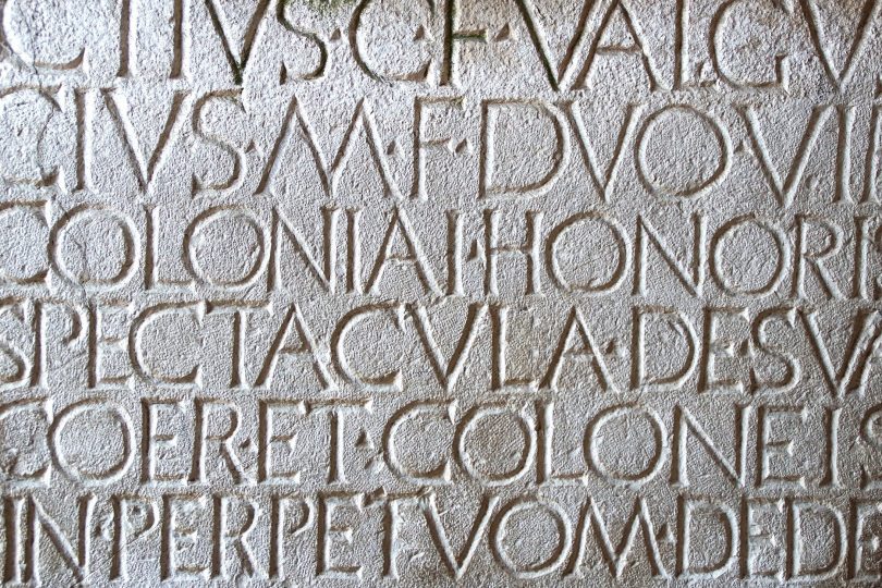 Latin inscription