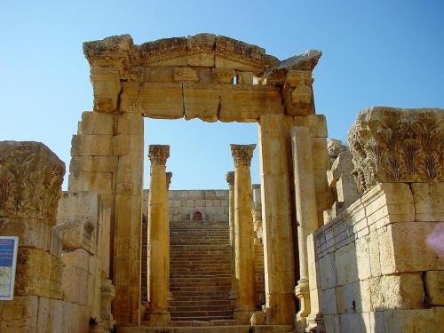 Temple of Artemis Gate from Cardo looking W