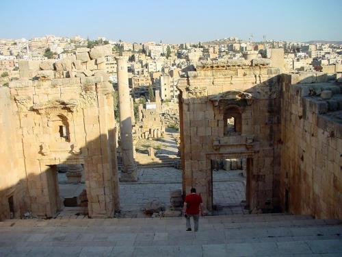 Temple of Artesmis looking down Processional Way to Cardo